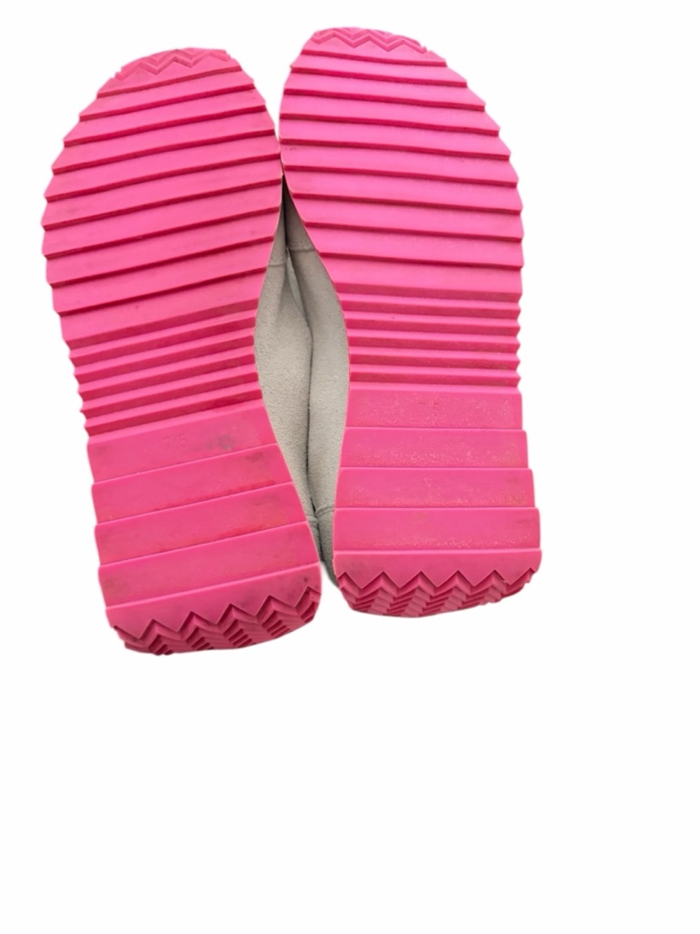 Vintage Havana Shooter 12 Star Sneakers Womens 7.5 White Suede Neon Pink Retro - Picture 3 of 5